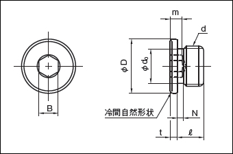 製品情報｜つば付き六角穴ねじプラグ